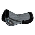 thumbnail image 2 of Shires Performance Suede Half Pad 17-18 Gray, 2 of 2