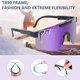 thumbnail image 3 of Gafas de sol deportivas, gafas de sol polarizadas para ciclismo, béisbol, correr, conducir, pesca, golf, esquí Xemadio WMZL-983-8, 3 of 6