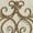 Satin Gold, variant on Salvatoria Scroll Topper Satin Gold 38.5"W x 11"H