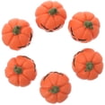 thumbnail image 3 of Figuras de calabaza en miniatura para jardín de Halloween, 6 uds., adornos de calabaza para acuarios, recuerdos de fiesta, 3 of 5