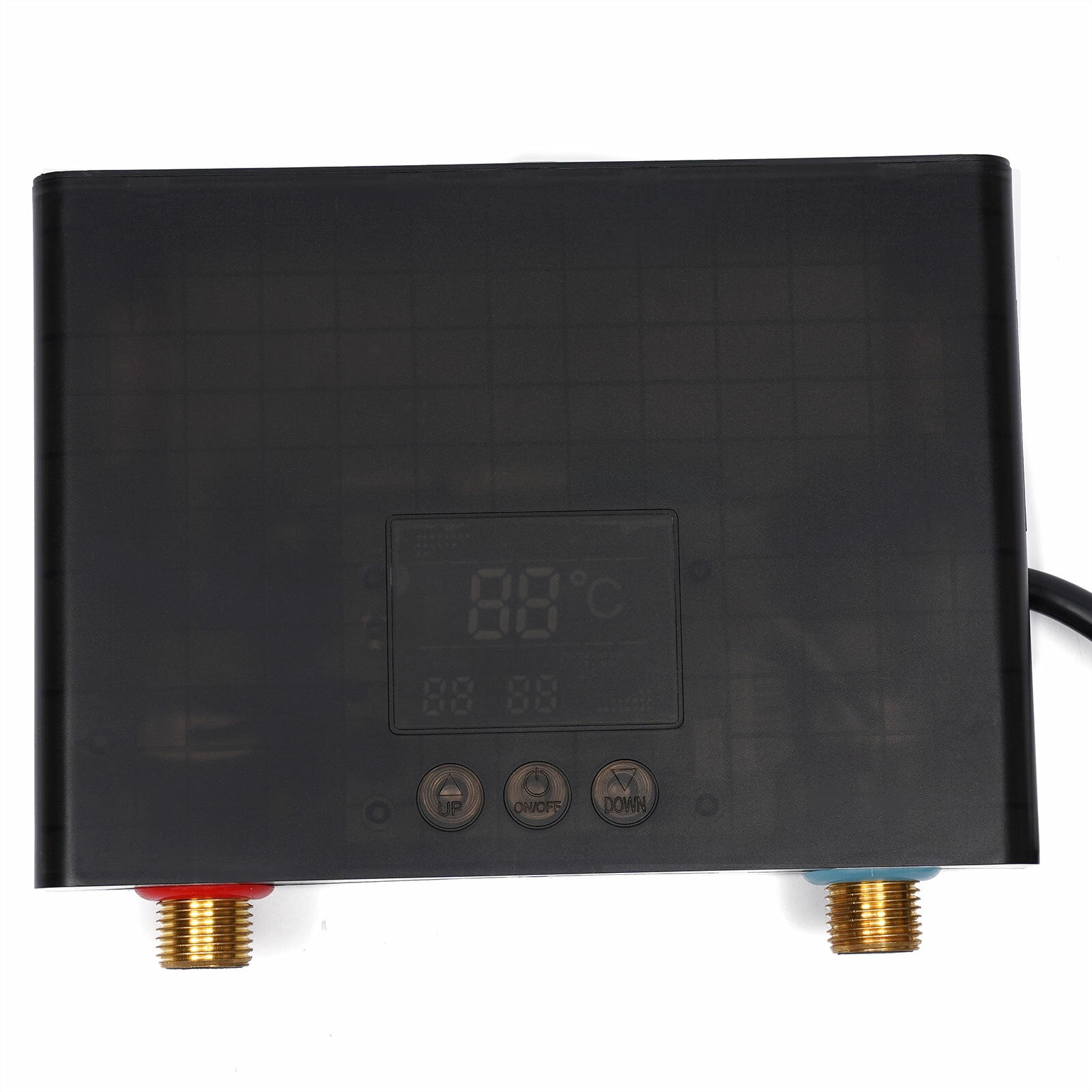 110V 3KW Instant Electric Tankless Home Hot Water Heater Whole House LCD Display