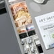 thumbnail image 4 of Organizador de escritorio multifuncional con compartimentos ajustables | Caja de almacenamiento para papelería, joyería y cosméticos para estudiantes, escuela | Organizador de plástico blanco para, 4 of 5