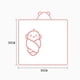 thumbnail image 2 of Baby Bath Towel Machine-Washable Shower Gift 26s, 2 of 5