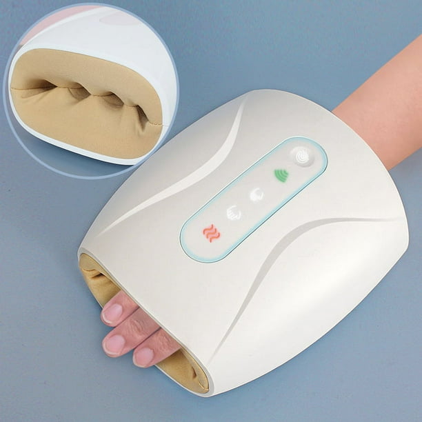 Masajeador de manos electrico Masajeador de manos Artritis Masajeador de manos con compresion de calor para masaje de puntos de acupuntura alivio del dolor tunel carpiano y entumecimiento YONGSHENG Wa...