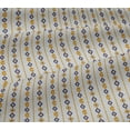 thumbnail image 5 of oneOone Viscose Jersey Fabric Stripe & Geometric Ikat Print Fabric BTY 60 Inch Wide, 5 of 5