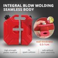 thumbnail image 4 of Trayknick Réservoir de Carburant Grande Capacité Plastique Haute Résistance 3L/5L Moto Portable Jerry Can pour Voiture, 4 of 13