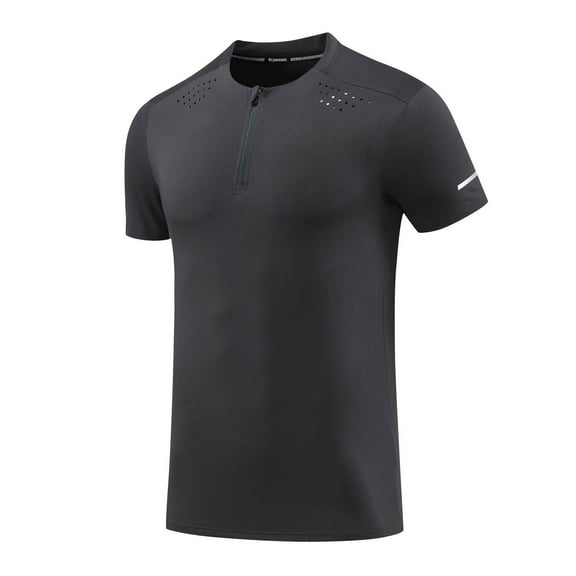 oqasdz Mens T Shirts Short Sleeve Solid Color Comfortable and Breathable Spring Summer Active Outdoor Sports Casual Tee Top