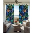 thumbnail image 6 of Easter Blue Eggs Blackout Curtains for Bedroom Living Room Darkening Curtains 54 Inch Long Spring Floral Polka Dot Black Short Curtain for Small Window Treatment Insulated Grommet Drapes 52"x54"x2, 6 of 9