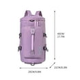 thumbnail image 2 of Fiudx Mochila Deportiva de Viaje, Diseño de Múltiples Correas, Se Transforma En Un Bolso Oculto, Compartimento Independiente para Zapatos, Separación Entre Seco y Húmedo, Nailon de Secado Rápido, Ide, 2 of 2
