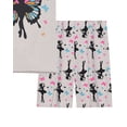 thumbnail image 7 of QEFJNO 3-9Y Toddler Girls 2-Piece Viscose Pajamas Set Rib Knit Tee and Shorts Kids Sleepwear Butterfly Summer Pjs Set, 7 of 7