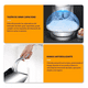thumbnail image 4 of Maquina Triturador Hielo Triturador Cuchillo Doble Naranja Malubero Maquina Triturador de Hielo, 4 of 5