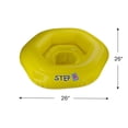 thumbnail image 5 of Pool Central 26" Hexagon Inflatable 1-Person Swimming Pool Baby Seat Float - Yellow, 5 of 8