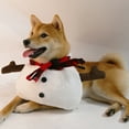 thumbnail image 3 of Dog Christmas Clothes Standing Snowman Christmas Costume Pet Cosplay Dressing up, 3 of 10