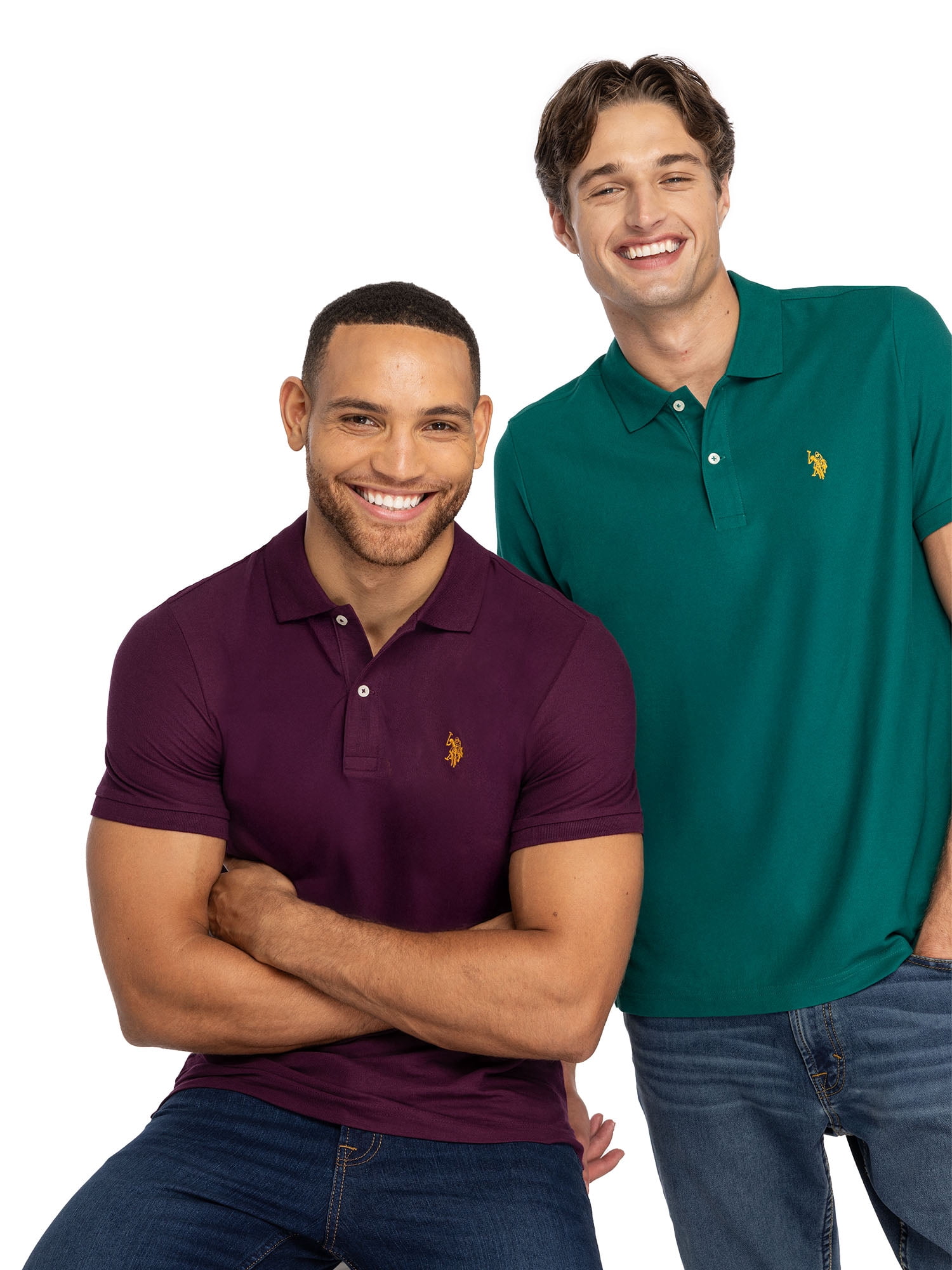 U.S. Polo Assn. Men's Performance Pique Polo Shirt
