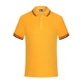 thumbnail image 1 of Ramiter Mens Golf Shirts Men's Short Sleeve Advantage Solid Pique Polo Yellow,3XL, 1 of 4