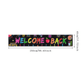 thumbnail image 2 of Colorful Design Welcome Back Classroom Banner Blackboard Theme Polyester Material for School Decoration Kids Party Educational Event, 2 of 7