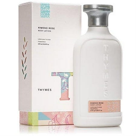Thymes - Kimono Rose Body Lotion - Moisturizing with Soft Vanilla Rose Scent - 9.25 oz