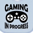 thumbnail image 4 of Inktastic Gaming in Progress Gamer Boys or Girls Baby Bib, 4 of 4