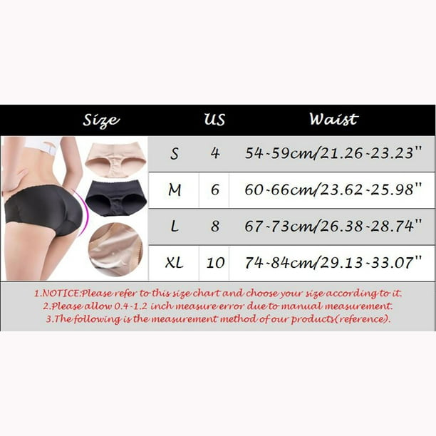 Moonker Butt Lifter Padded Panties For Women High Waist Trainer Shapewear  Fake Ass Enhancer Underwear Body Shaper 