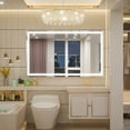 Keonjinn LED Bathroom Mirror, 60 x 36 inch Rectangle LED Vanity Mirror