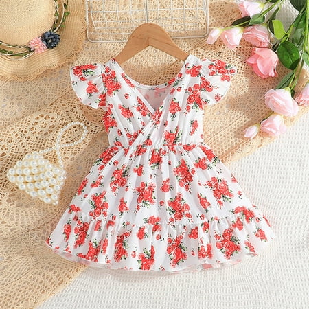 

pop seller Girls Summer Dress Sleeveless Princess Dress