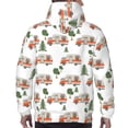 thumbnail image 7 of Honeii Camp Van Pattern Mens Hoodies Men's Loose Sleeve Sweatshirt,Pullover Hooded Sweatshirt for Men,Essentials Hoodie-Large, 7 of 7
