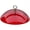 Red, variant on 2 Pcs 10 Inch Squirrel Baffles Plastic Bird Feeders Protective Cover Dome Rain Proof with Hooks for Hanging Bird Seed Covers Rain Guards