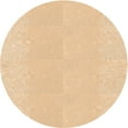 thumbnail image 1 of Ahgly Company Machine Washable Indoor Round Transitional Golden Blonde Gold Area Rugs, 4' Round, 1 of 7