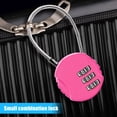 thumbnail image 1 of LJNYFDC Keyless Door Lock Zinc Alloy Luggage Locks 3 Digit Combination Lock Travel Suitcase Padlock for Backpacks, 1 of 7