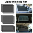 thumbnail image 4 of KRONDO Car Side Window Sunshade, Static Cling Films Stickers Sun Shade Uv Rays,reuseable Washable Sun Shade Fit SUV/Sedan/Minivan Roll Windows Down, Privacy Protector, 2 , Black, 4 of 9