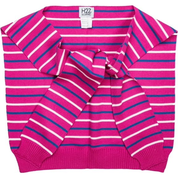 Sunrise Stripes - 17" x 41" Faux Sweater Scarf