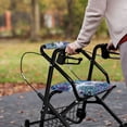 thumbnail image 4 of HELLHERO Rollator Seat Cover Datura Style Back Cover & Removable for Elderly Adults Outdoor Park with Easy Install, 4 of 7