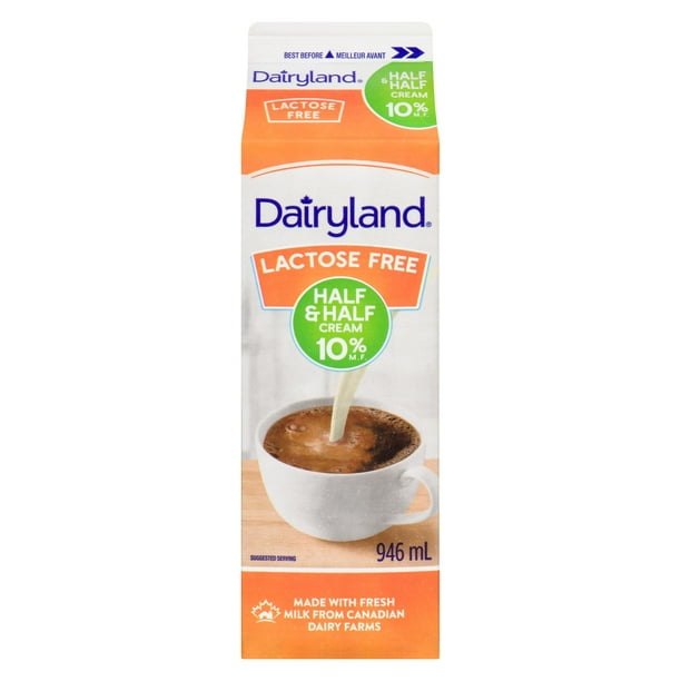 Dairyland 10 Lactose Free Half & Half Cream, 946mL Walmart.ca