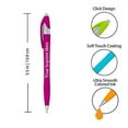 thumbnail image 3 of Custom Colored Ink Pens Soft-touch | Neon Ink Colors | Personalized Imprinted Message of Choice - 12 pcs/pack, 3 of 8