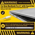 thumbnail image 3 of Funda IBENZER compatible con MacBook Pro 13" M2/M1, 3 of 9