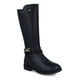 thumbnail image 2 of Botas Altas Niña Zapatos Piel Sintetico Negro, 2 of 5