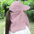 thumbnail image 4 of RUIG Bowing Hat Summer Women's Sun Hat Along The Large Outdoor Tea Plucking Hat Face Visor Visor, 4 of 4
