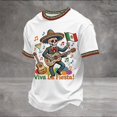 thumbnail image 2 of CONZONE Cinco De Mayo Mens T-Shirts Short Sleeve T Shirts for Men Crew Neck Funny Skull Fiesta Graphic Mexican May 5Th Tee Tops, 2 of 4