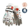thumbnail image 2 of Kids Ski Gloves for Winter Sports Windproof Thermal Insulated Cold Weather Outdoor Activities 2PCS, 2 of 4