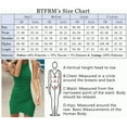 thumbnail image 4 of Robe Courte Moulante Extensible à Col Rond Froncé Décontractée pour Femmes 2019, 4 of 6