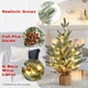thumbnail image 3 of Árbol de Navidad LinTimes de 60 cm con 50 luces LED y frutos rojos, 3 of 7
