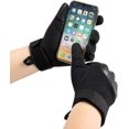 thumbnail image 3 of Un par de guantes militares de combate táctico para hombres, guantes deportivos de verano, protección anticorte para motocross (negro L), 3 of 5