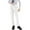 White, variant on snilers Boys Dress Pants Kids Uniform Pants Slim Fitted Formal Trousers with Belt Loops Middle Waist Button Zipper Straight Leg Pants with Pockets Size 3-16 Years