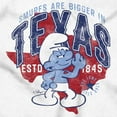 thumbnail image 2 of The Smurfs Are Bigger in Texas State Women's T Shirt Ladies Tee Brisco Brands S, 2 of 5