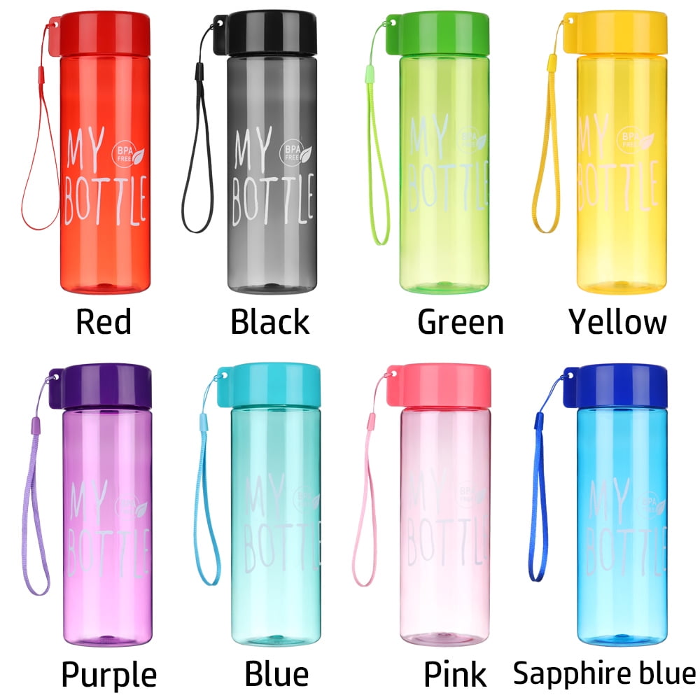 YYDSJFM 420ml Creative Water Cup,Summer Outdoor Portable Cute Water Cup,  Double Drinking Cup with Straw for Camping Hiking Travel Office (Purple)