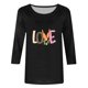 thumbnail image 4 of Fiudx Tops para Mujer Blusas de Manga 3/4 para Mujer, Camisa con Estampado Vintage, Informal, Manga 3/4, Cuello Redondo, Blusa Estilo Túnica Boho, 4 of 4