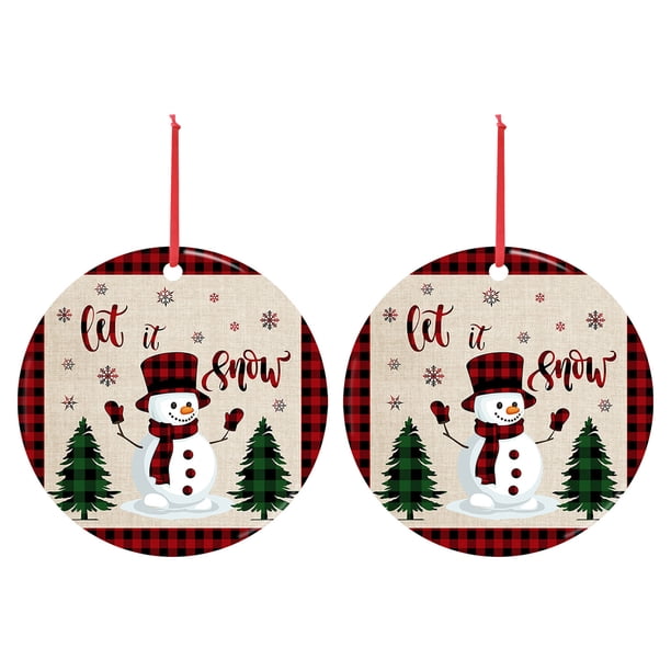 Xihbxyly Artículos En Liquidación Adornos Colgantes con Formas Personalizadas para La Decoración Navideña.