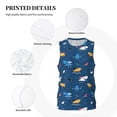 thumbnail image 3 of Honeii Colorful Ocean Shark print basktball shirt for men and women, Unisex basketball jersey for Theme party-4X-Large, 3 of 6