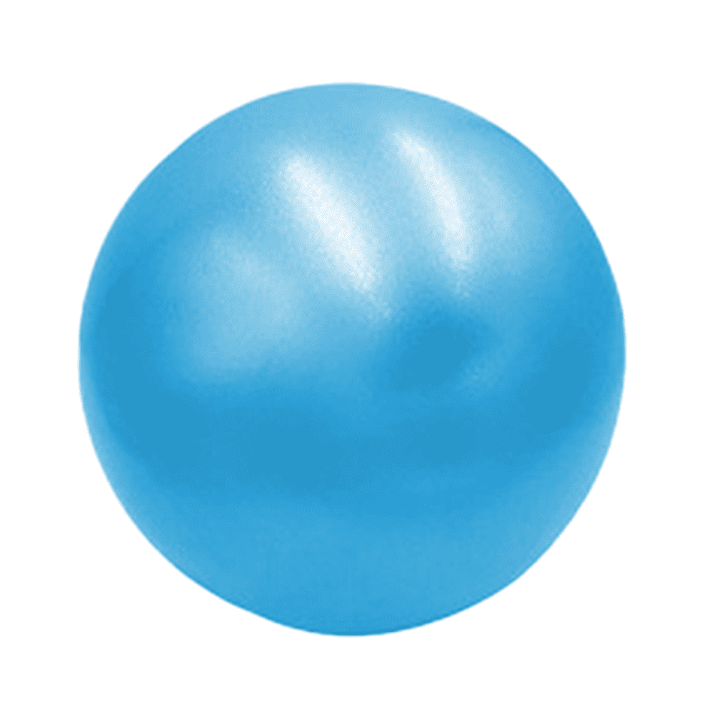 Leining Workout Ball Inflatable Exercise Ball Blue