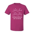 thumbnail image 2 of Half Hood Half Holy Pray With Me Men's Graphic T-Shirt, Fuschia, 4XL, 2 of 3